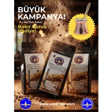 Airobazar %100 Arabica Orta Kavrulmuş Öğütülmüş Türk Kahvesi 3 x 1kg