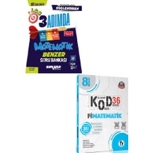 Ankara Yayıncılık 8. Sınıf 3 Adımda Matematik + Fi Yayınları Kod 36 Haftalık Deneme
