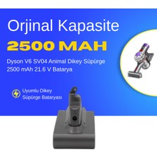 Ümit Maker Dyson V6 SV04 Animal 2500 Mah Pil Dikey Süpürge Batarya