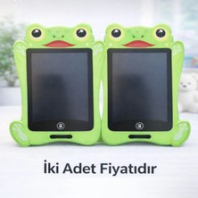 TeknoBeyza 2’li Kurbağa LCD Yazı Tahtası – Silinebilir Dijital Çocuk Çizim Tableti
