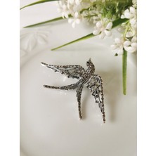 Halley Concept Işıltılı Kırlangıç Broş