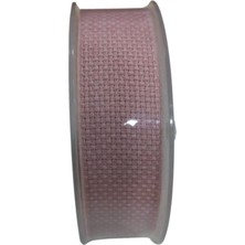 Akıllı Durak Keten Kurdele 25 mm Pudra 10 Metre