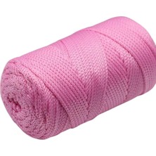 Akıllı Durak Makrome Ipi 3mm Polyester Pembe