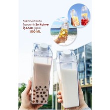 Akıllı Durak Süt Kutusu Tasarımlı Içecek Şişesi