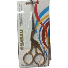 Akıllı Durak Nakış Makası Kuğulu Dekoratif Makas Altın YBL-044 Model 10