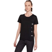 Nike Women's Miler Run Division Black Reflective Ss T-Shirt Siyah Kadın Spor Tişört