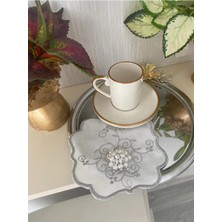 Çt Çeyizci Tekstil Sunumluk Peçete, Kokteyl Peçetesi, Kahve Yanı Sunumluk, Bardak Altlığı 6 Adet Sunum Peçetesi