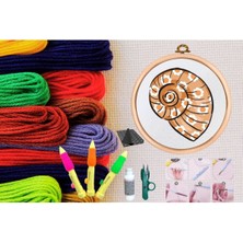 Akıllı Durak Punch Seti Nakış Seti Kasnaklı Kendin Yap Seti Seri 121