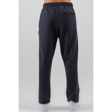 Airlife Fleece Erkek Içi Yünlü ve Düz Paçalı Alt Lacivert