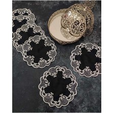 Çt Çeyizci Tekstil Sunumluk Peçete, Kokteyl Peçetesi, Kahve Yanı Sunumluk, Bardak Altlığı 6 Adet Sunum Peçetesi