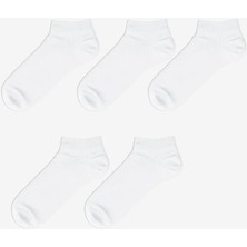 LC Waikiki Beyaz Erkek Patik Çorap 5'li