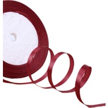 Akıllı Durak Saten Kurdele 3 cm 10 Metre Bordo