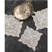 Çt Çeyizci Tekstil Sunumluk Peçete, Kokteyl Peçetesi, Kahve Yanı Sunumluk, Bardak Altlığı 6 Adet Sunum Peçetesi