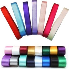 Akıllı Durak Saten Kurdele 1 cm 10 Metre Yavruağzı