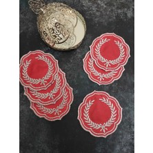 Çt Çeyizci Tekstil Sunumluk Peçete, Kokteyl Peçetesi, Kahve Yanı Sunumluk, Bardak Altlığı 6 Adet Sunum Peçetesi