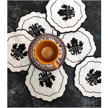 Çt Çeyizci Tekstil Sunumluk Peçete, Kokteyl Peçetesi, Kahve Yanı Sunumluk, Bardak Altlığı 6 Adet Sunum Peçetesi