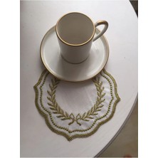 Çt Çeyizci Tekstil Sunumluk Peçete, Kokteyl Peçetesi, Kahve Yanı Sunumluk, Bardak Altlığı 6 Adet Sunum Peçetesi