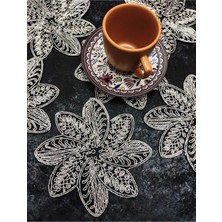 Çt Çeyizci Tekstil Sunumluk Peçete, Kokteyl Peçetesi, Kahve Yanı Sunumluk, Bardak Altlığı 6 Adet Sunum Peçetesi
