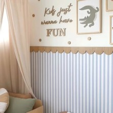 Meta Design Boyanabilir Ahşap Duvar Bordürü