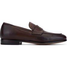 Rossi Erkek Hakiki Deri Gri Loafer Ayakkabı 668 264K Erk Ayk SK25-26 Marron
