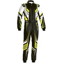 Sparco Prime K Fia Onaylı Karting Çocuk Tulumu 140 Beden Sarı