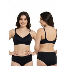 F.k Kadın Lingerie Lazer Kesim Push Up Balensiz Sütyen
