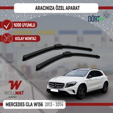 Wollmat Mercedes Gla Silecek X156 Ön Cam Silecek Süpürgesi Takımı 2013-2014