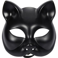 Eco Lounge Siyah Renk Lüks Kedi Maskesi