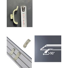 Yapımaks Stor Perde Takma Montaj Aparatı, Plastik, Dar, 5 cm (Korniş Uyumlu)