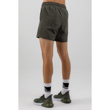 Airlife Sportswear Crı-22 Run 18 cm Astarlı Iç Çamaşır Destekli Koşucu Erkek Şortu Haki