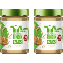 Trabzon Tarım Şekersiz %99.9 Fındık Ezmesi 300G x 2 Adet