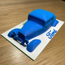 Riva Self 3D Tasarım Klasik Ford 1932 Model Masaüstü Dekoratif Plaka