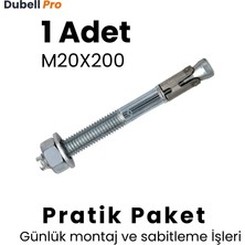 Klipsli Dübel M20X200