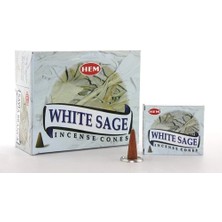 Aesco White Sage Aromalı Konik Tütsü