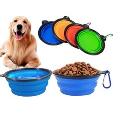 Aesco Katlanabilir Kedi Köpek Mama-Su Kabı