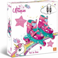Eco Lounge Unicorn Desenli Inline 3 Tekerlekli Paten