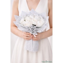 Yapay Çiçek Sitesi Yapay Kız Isteme Çiçeği Özel Gün Buketi 14 Iri Güllü Model 18