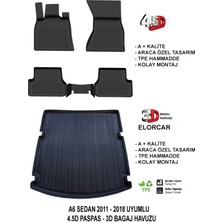 Elorcar A6 Sedan C7 2011 - 2018 3D Bagaj Havuzu - 4.5d Paspa Seti