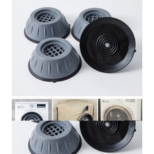 Aesco Çamaşır Makinesi Titreşim Engelleyici Stoper Gri 4 Lü Set