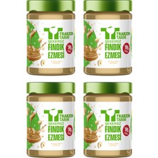 Trabzon Tarım Şekersiz %99.9 Fındık Ezmesi 300G x 4 Adet