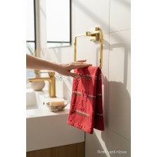 Renk Yapı Rüyası Vidalı Altın Gold Paslanmaz Pirinç Şık Havluluk Ölçüleri 19,5cm *13CM