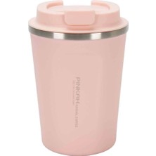 Belle Fusion Mey Ithalat® Paslanmaz Çelik Kahve Termos Bardağı 380 ml