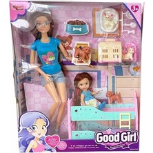 Aesco WG-C115112 Kutulu 29CM Aksesuarlı Ranzalı Bebek