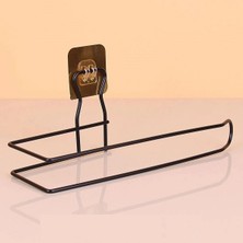 Mey İthalat Mey Ithalat®  Kendiliğinden Yapışkanlı Krom Paslanmaz Metal Havlu Kağıtlık Aparatı