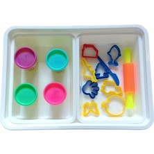 Masal Oyuncak Orijinal Play-Doh Oyun Hamuru Seti + Havuz Topu + Hamur Kalıpları + Saklama Kutuları