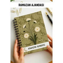 Eldesen Tasarım Ramazan Ajandası, Oruç, Hatim, Teravih, Günlük ve Aylık Planlayıcı, Sert Kalın Kapak, Tarihli