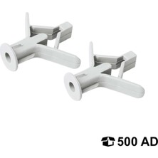 Hırsan Kanatlı Alçıpan Dübeli 2 mm (500 Ad)