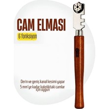 Belle Fusion Mey Ithalat® Elmas Cam Kesici - Kalem Tipi Cam Kesici Cam Kesme Elması