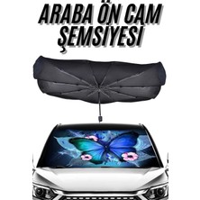 Aesco Güneş Önleyici Katlanabilir Oto Araba Güneşlik Şemsiye Tip Ön Cam