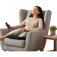 Eco Lounge Araç ve Ev Uyumlu Masaj Koltuk Minderi Uzaktan Kumandalı